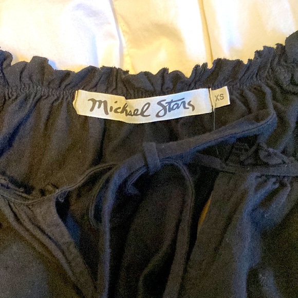 Michael Stars short sleeve tie front shirt - Picture 2 of 4